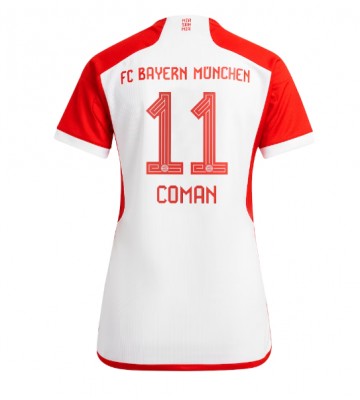 Bayern Munich Kingsley Coman #11 Primera Equipación Mujer 2023-24 Manga Corta